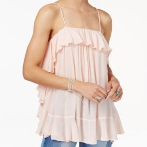 Free People Tops - SOLD! Free People Ruffled Camisole Top